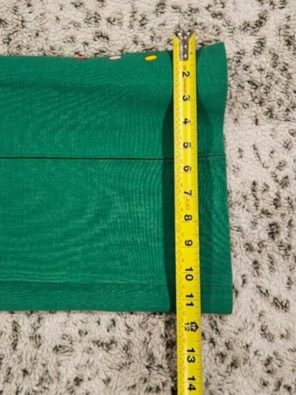 Lisa Perry Barneys New York SZ 4 Inspired 60's Kelly Green Festive Wide Leg Pant - Picture 13 of 14